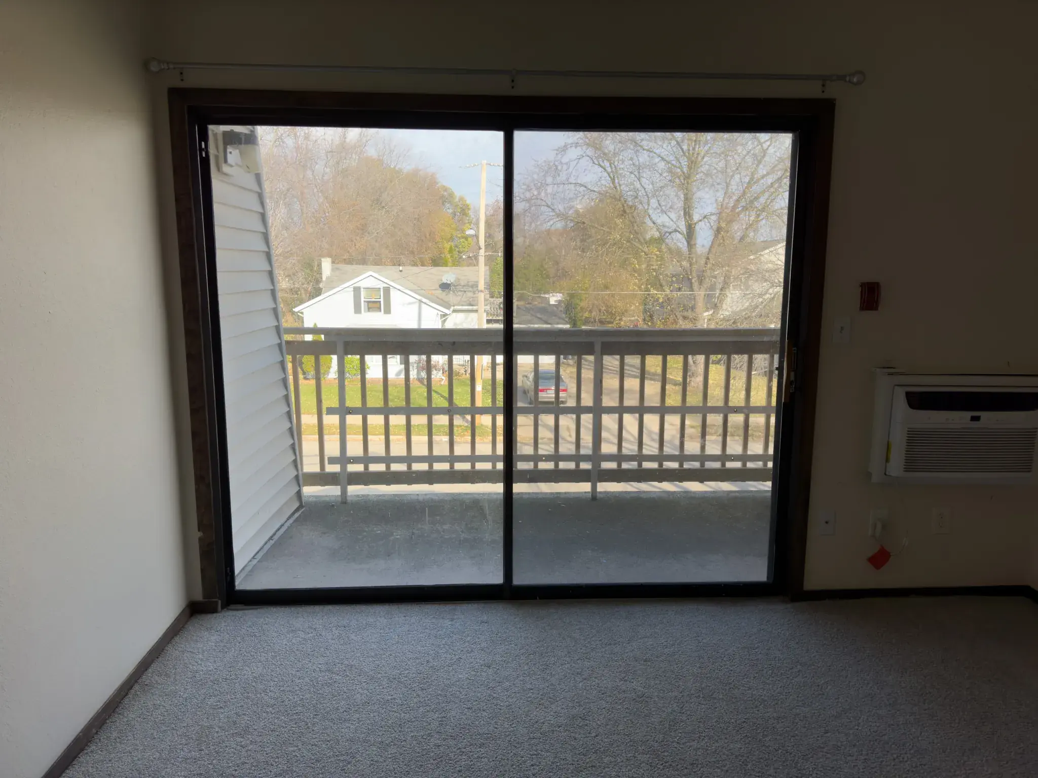 Private balcony